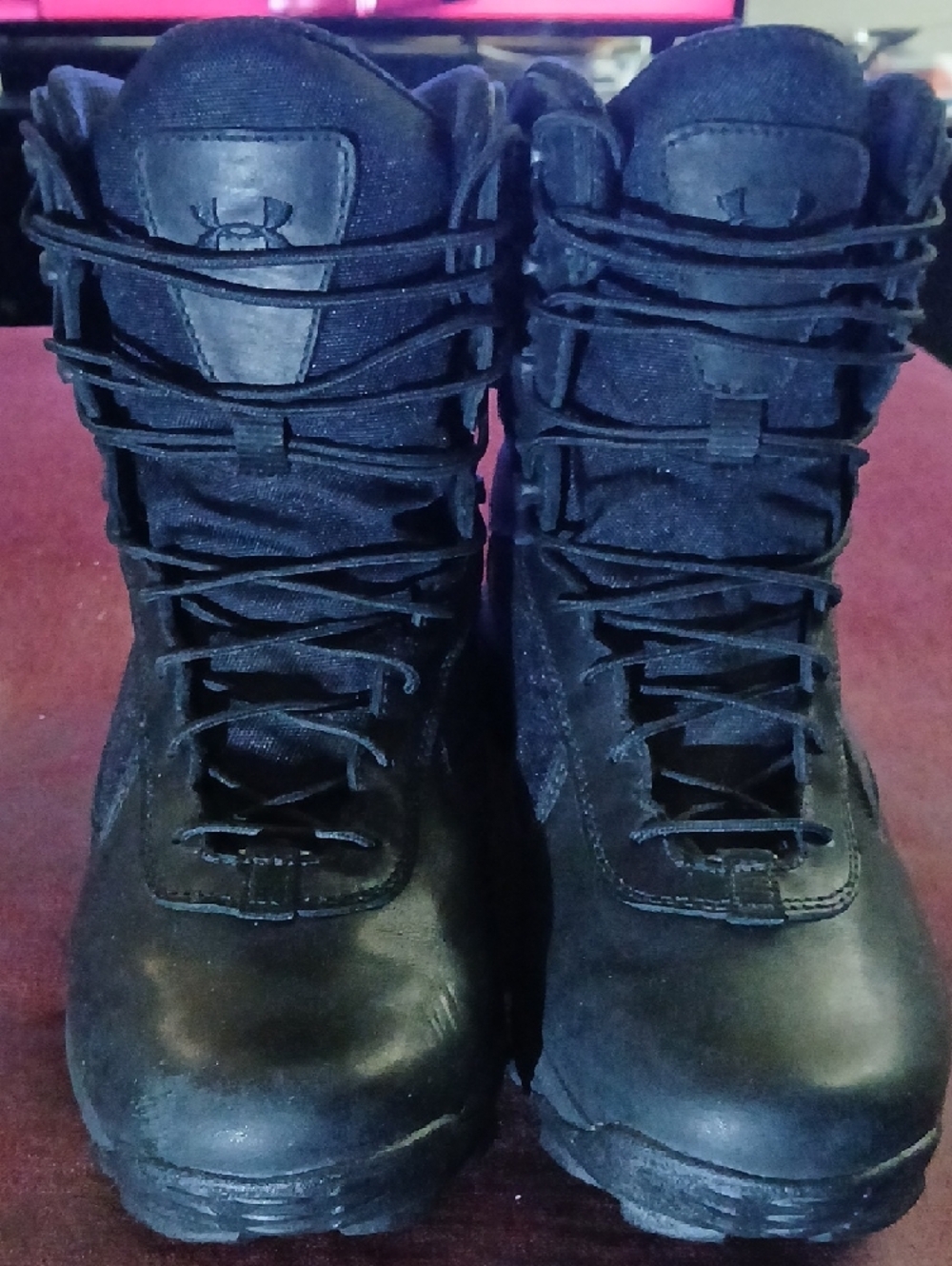 Under Armour  Men's Gortex Waterproof Black Tactical Lace-Up Boots.